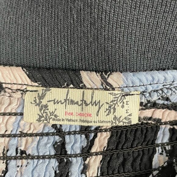 Free People Intimately Floral Blue Smocked Dress - Women’s M - Picture 10 of 13